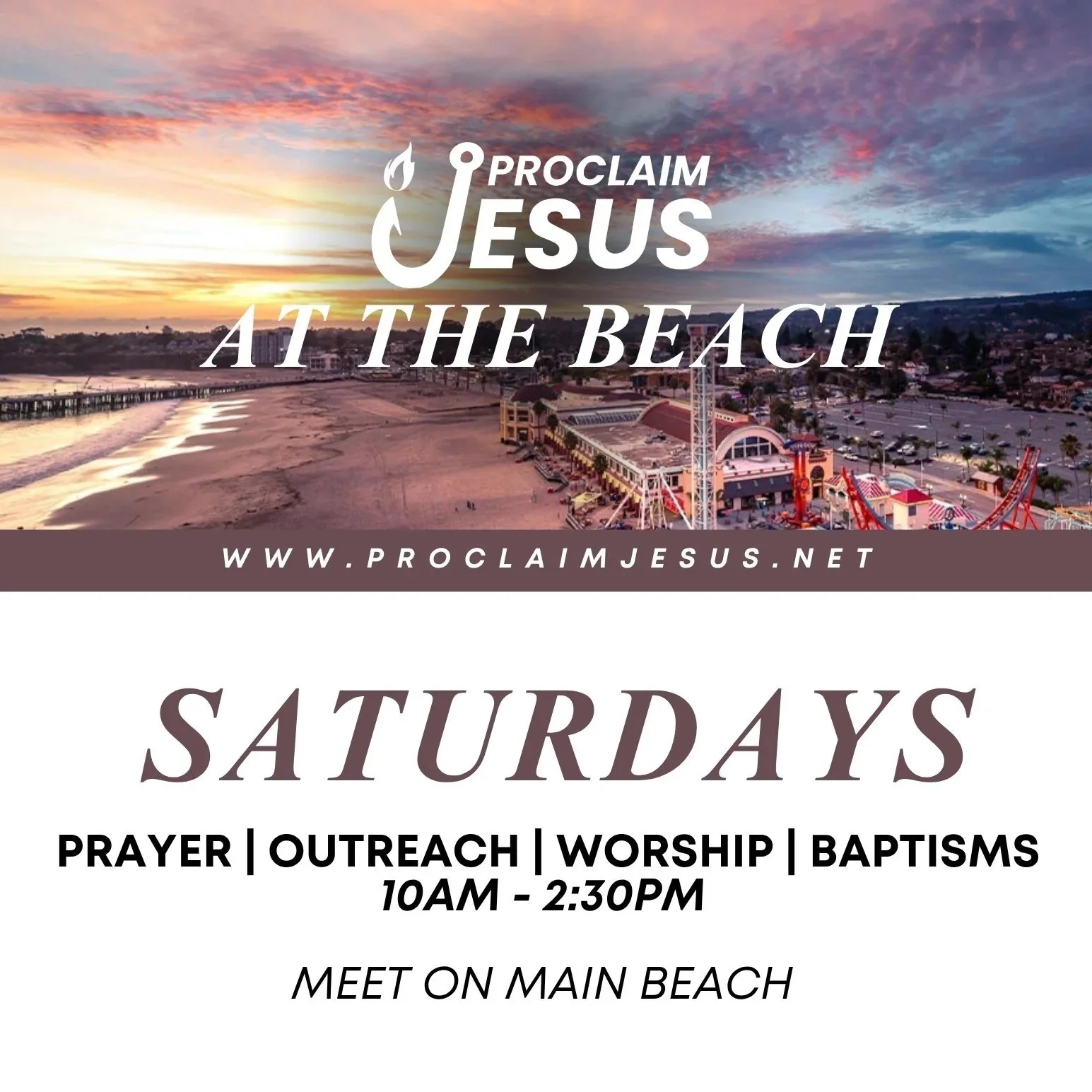 Proclaim Jesus At The Beach