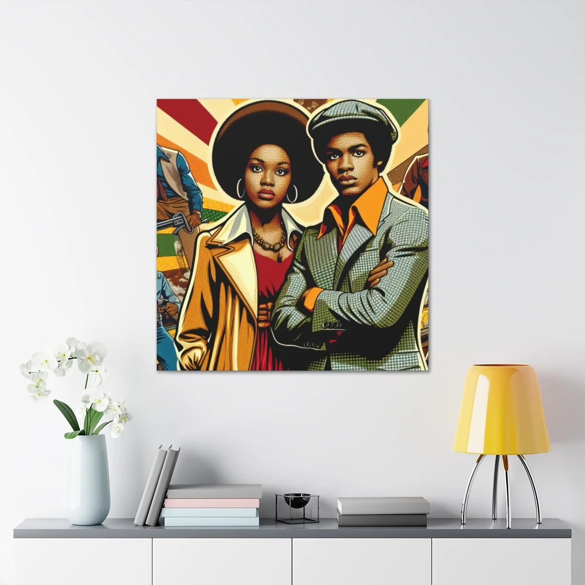 Malia Mayfield Canvas by Abstrac.tion Art