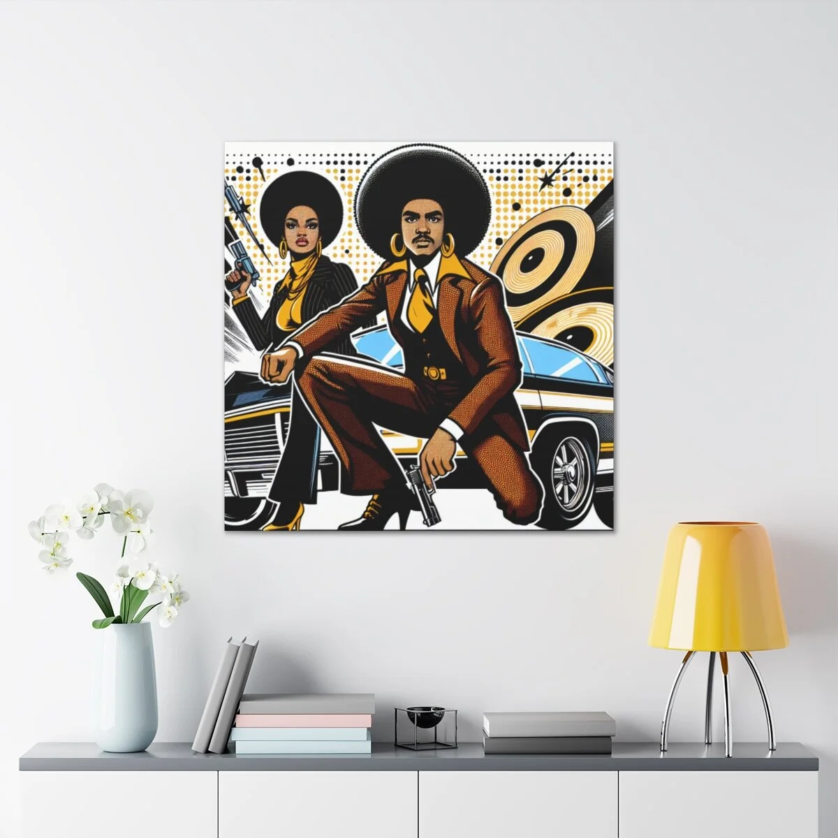 Hattie Washington Canvas by Abstrac.tion Art