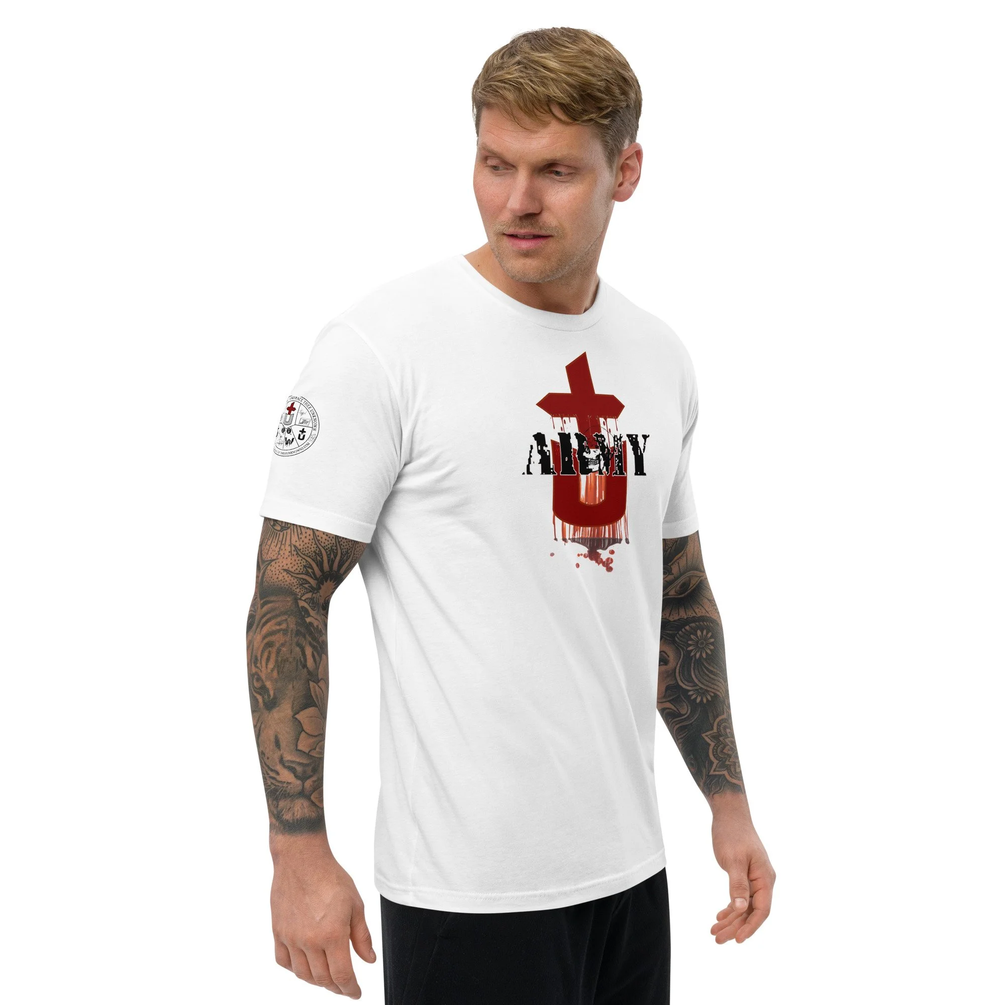 TEE YOO ARMY Short Sleeve T-shirt