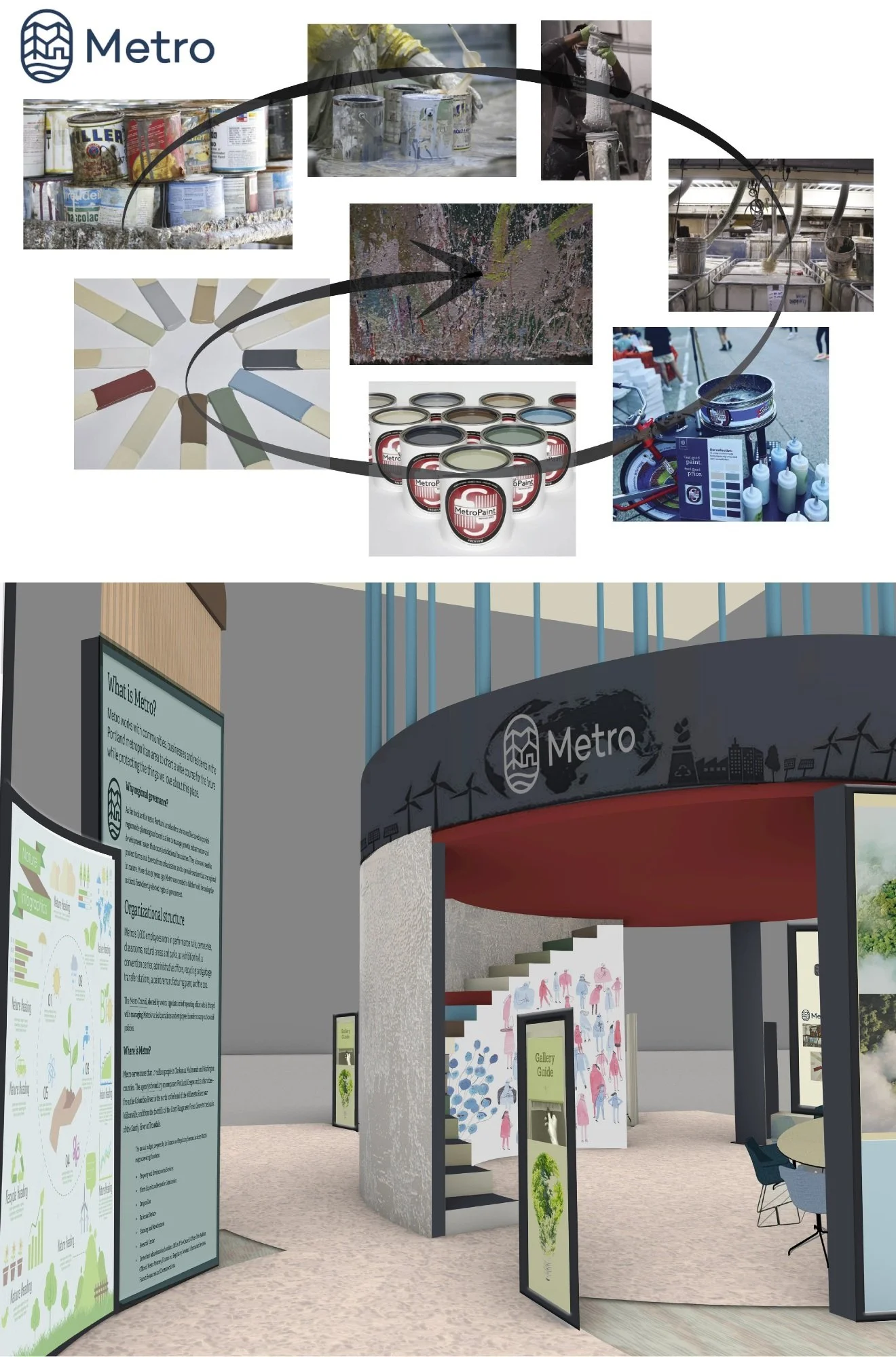 DESIGN PROPOSAL - CONCEPT DIAGRAM + PERSPECTIVE RENDERING