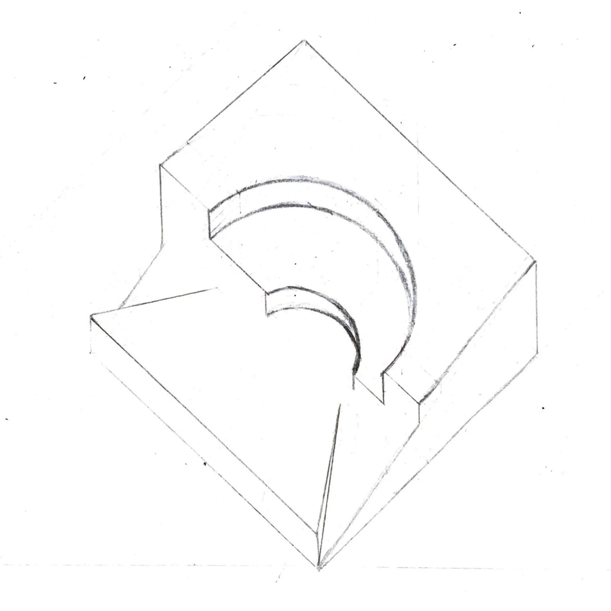 AXONOMETRIC DRAWING - OUTDOOR AUDITORIUM - I