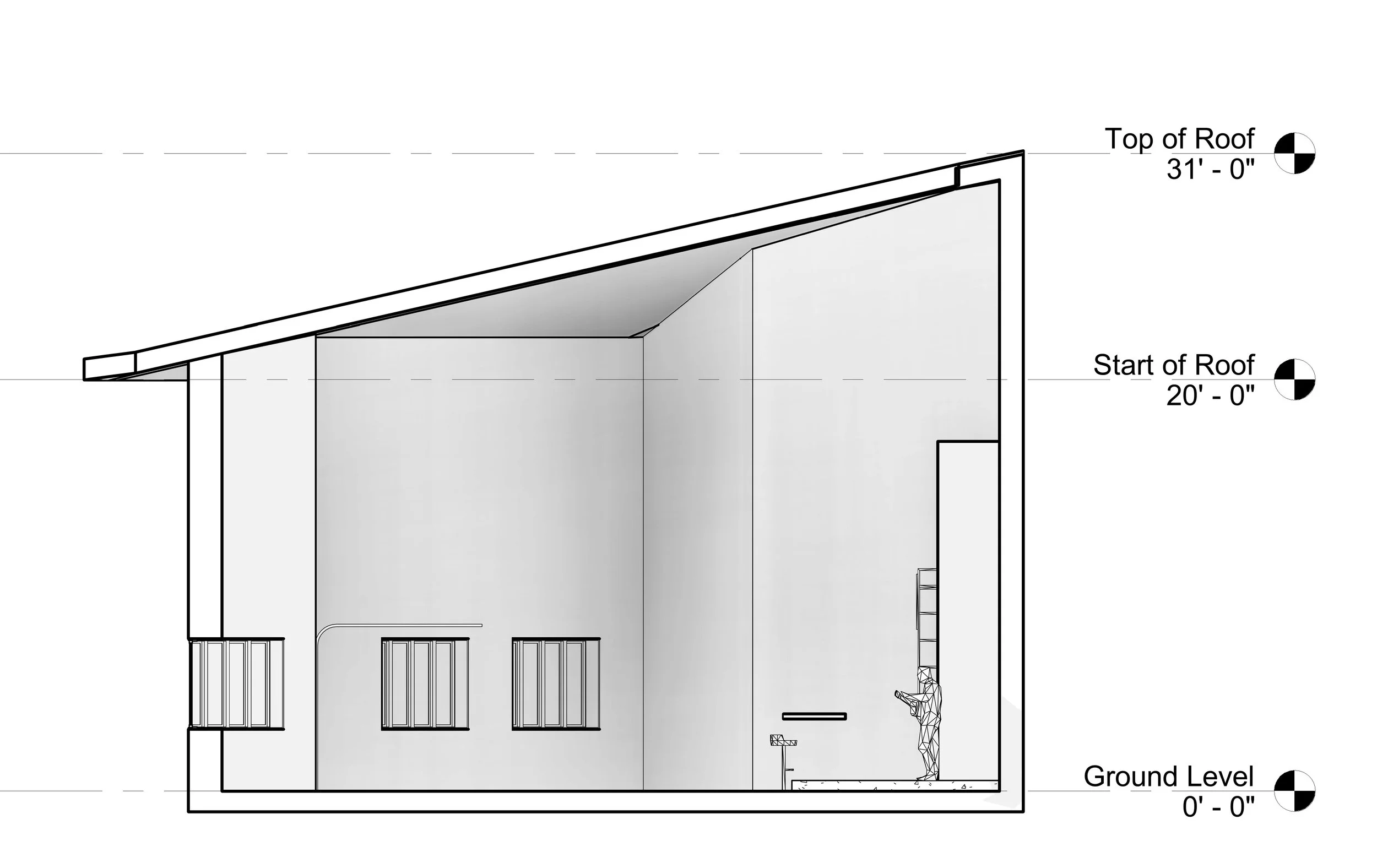 PROPOSED DESIGN - CROSS SECTION DRAWING - (N)
