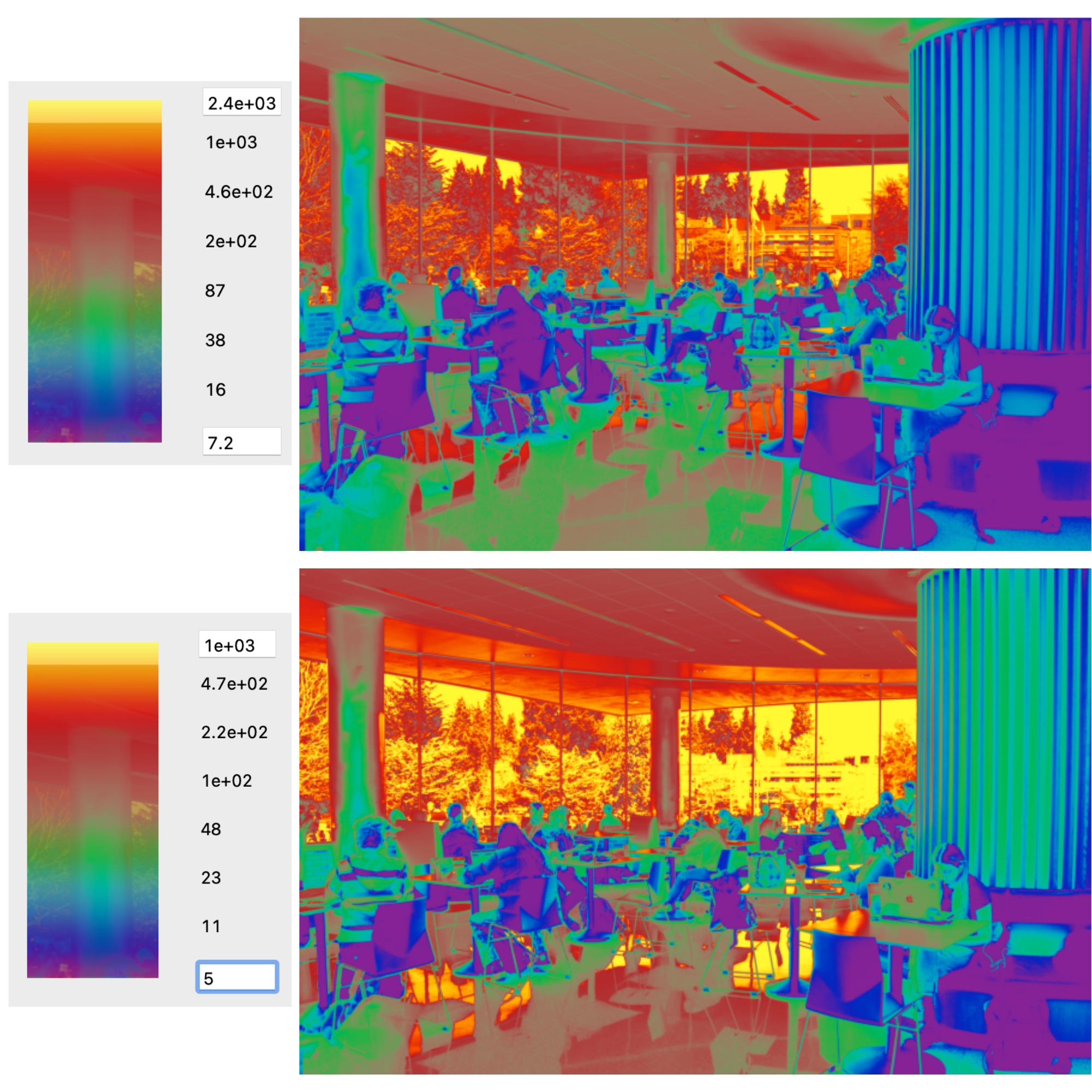 EXISTING SPACE DOCUMENTATION - HDRI FALSE COLOR ANALYSIS