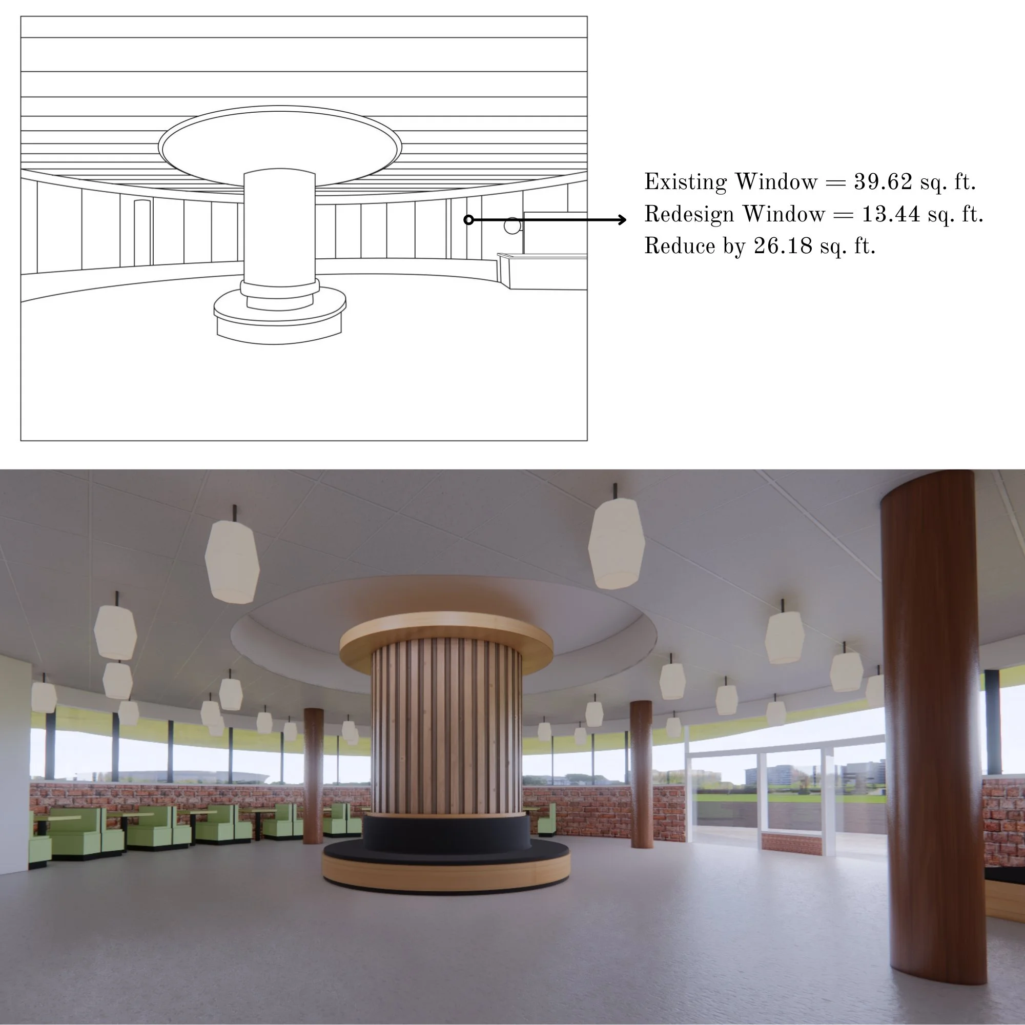 INTEGRATED DESIGN PROPOSAL - ANNOTATED DIAGRAM & PERSPECTIVE RENDERING