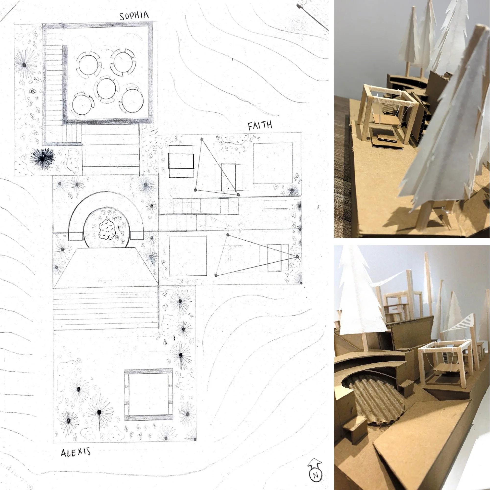 OVERALL PLAN - (CONSIDERING GROUP PARTNER'S INDIV. SITES) + 3D MODEL IMAGES