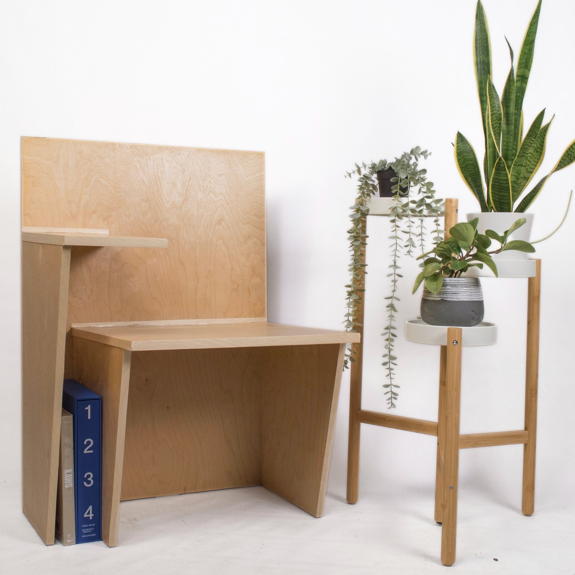 FINAL AI-INSPIRED CHAIR PROTOTYPE - DOCUMENTATION PHOTOS - (STAGED)