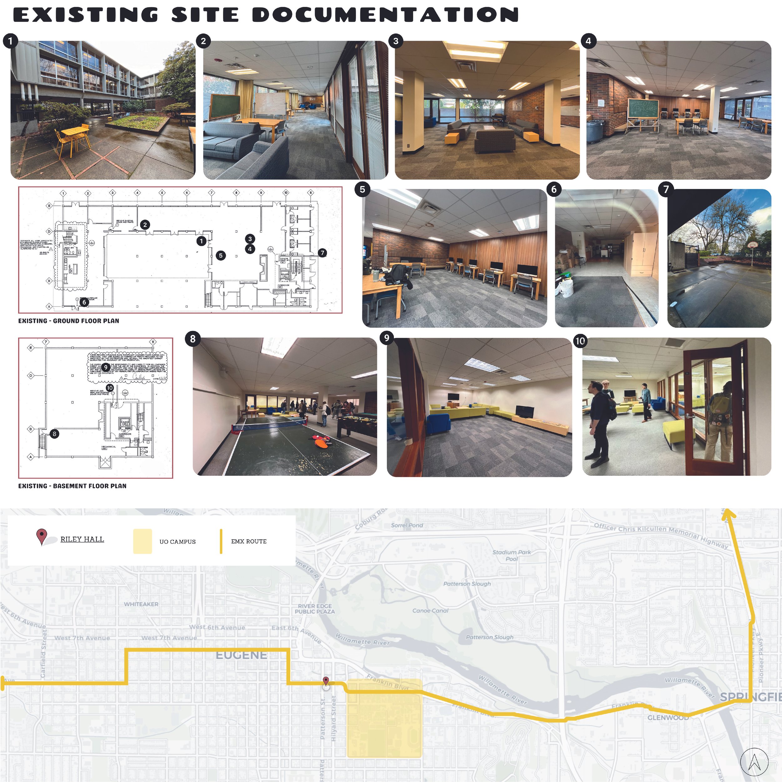 EXISTING SITE - PHOTO DOCUMENTATION & SITE ANALYSIS OVERVIEW