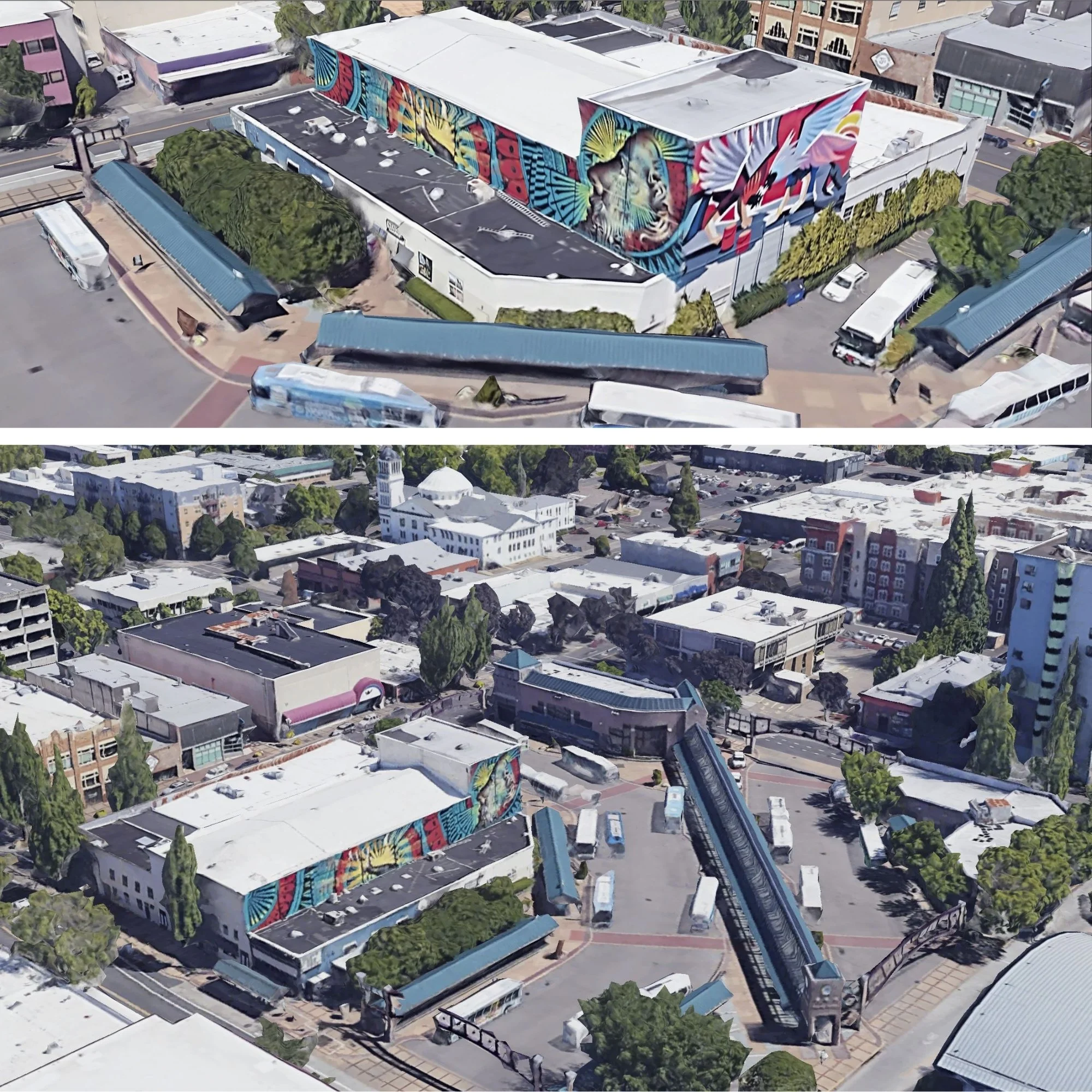 EXISTING SITE - BIRDS-EYE OVERVIEW