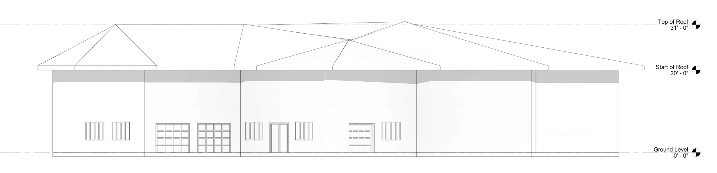 PROPOSED DESIGN - PRIMARY EXTERIOR FACADE DRAWING