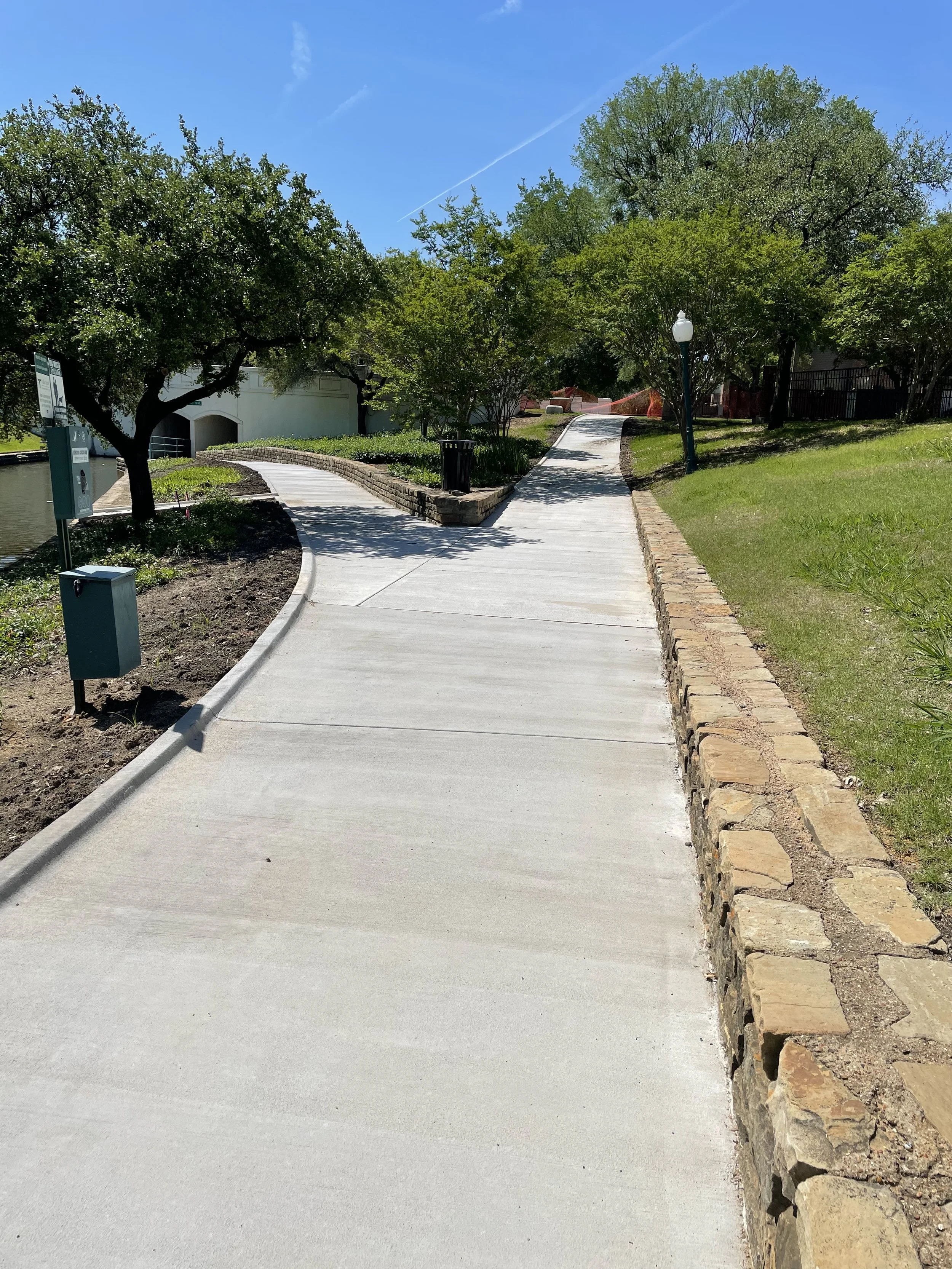 Irving Project - Concrete Pathway
