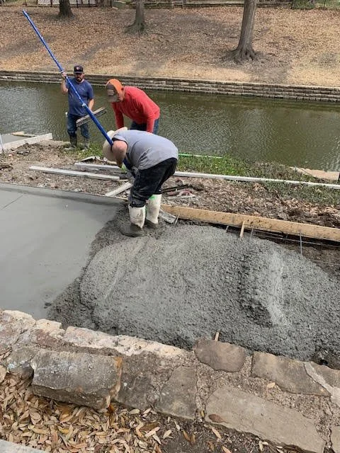 Irving Project - Concrete Pathway