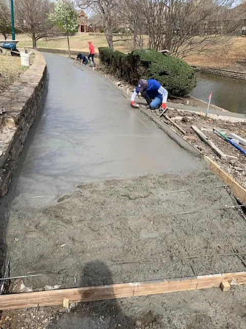 Irving Project - Concrete Pathway