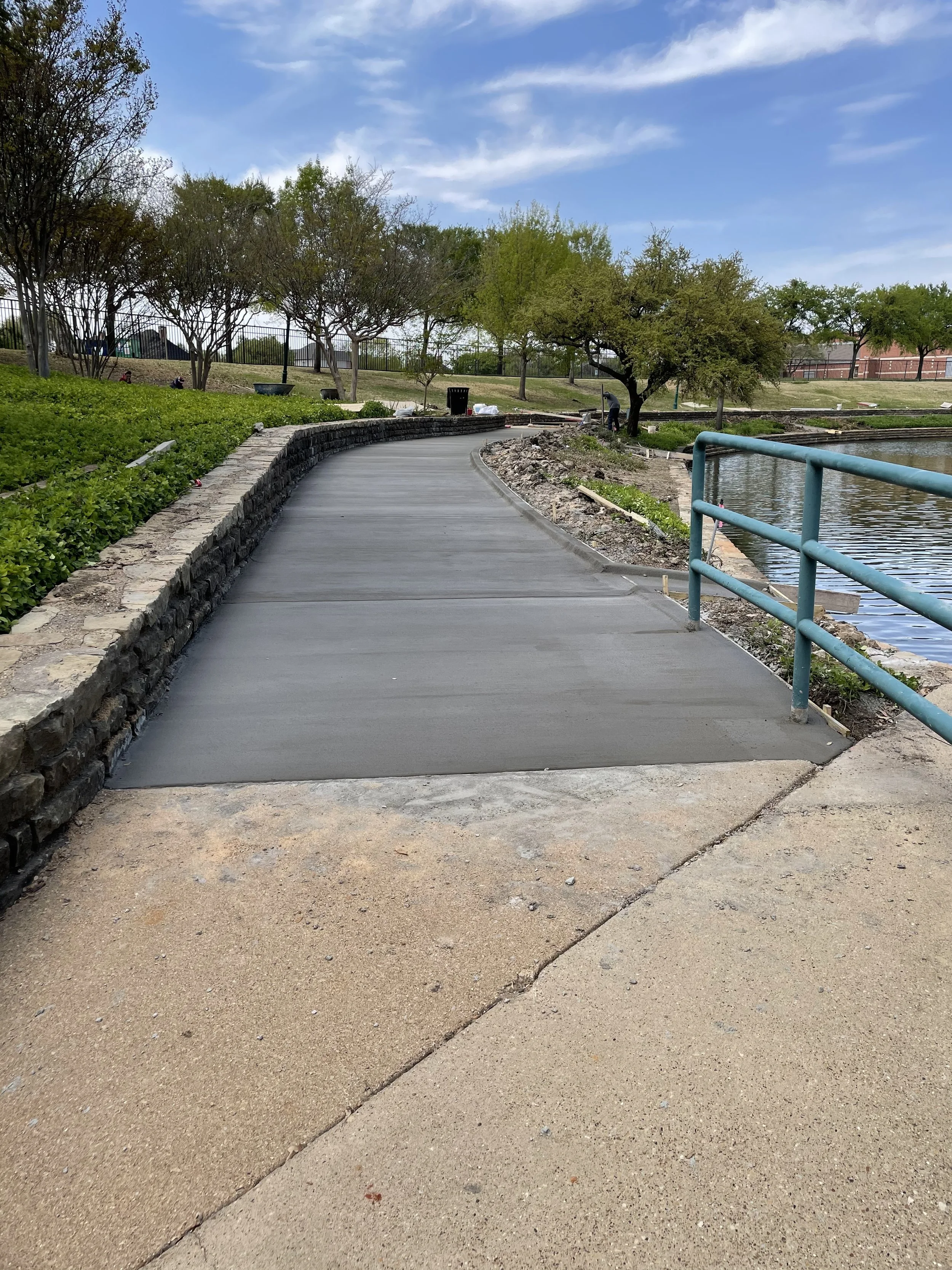 Irving Project - Concrete Pathway