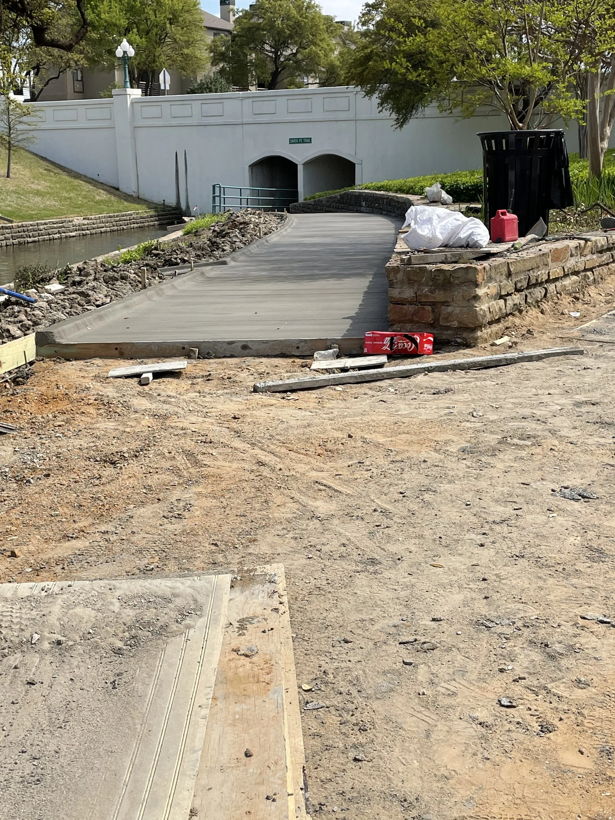 Irving Project - Concrete Pathway