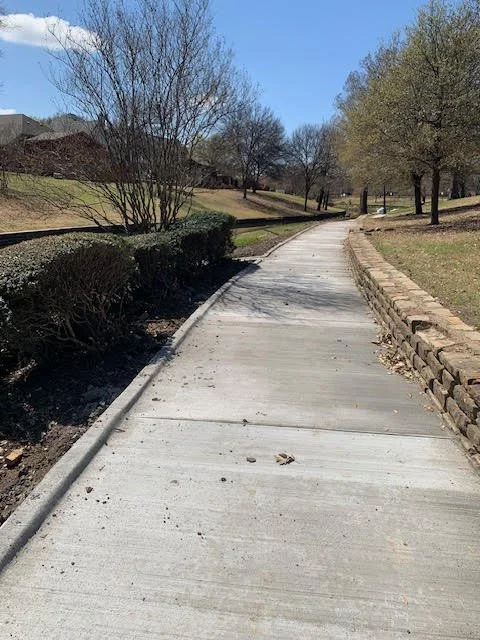 Irving Project - Concrete Pathway