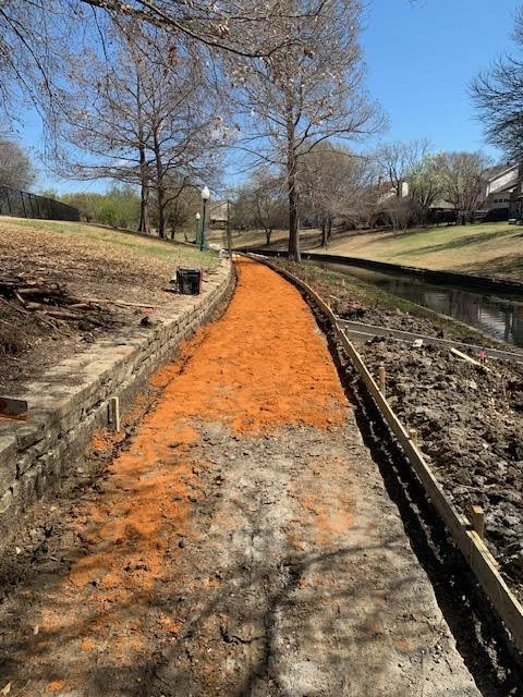 Irving Project - Concrete Pathway