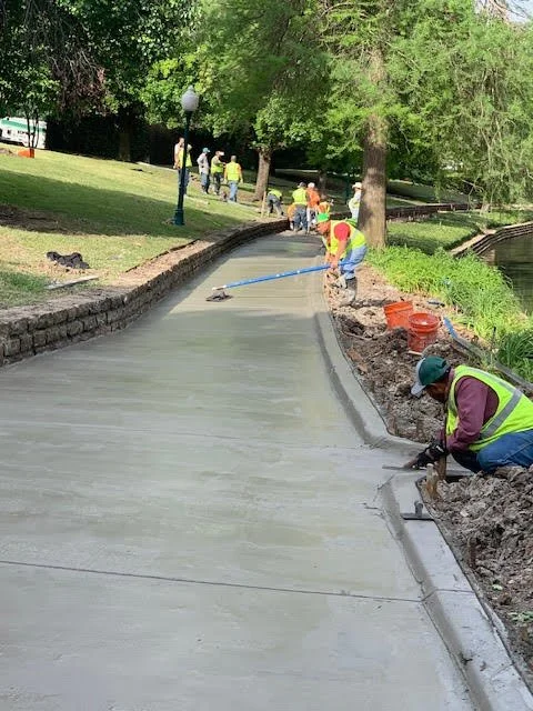Irving Project - Concrete Pathway