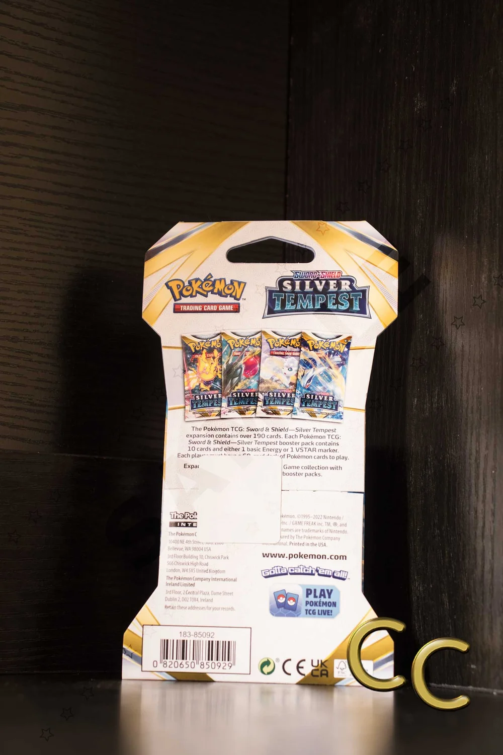 Pokmon TCG Sword & Shield Silver Tempest Sleeved Booster  Curious  Collectibles