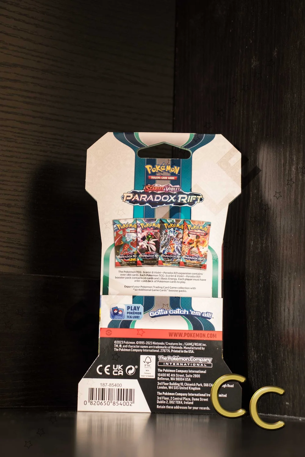 pokemon paradox rift sleeved booster pack Pokémon Scarlet & Violet Paradox Rift Sleeved Booster – eMVy TCG main image 1