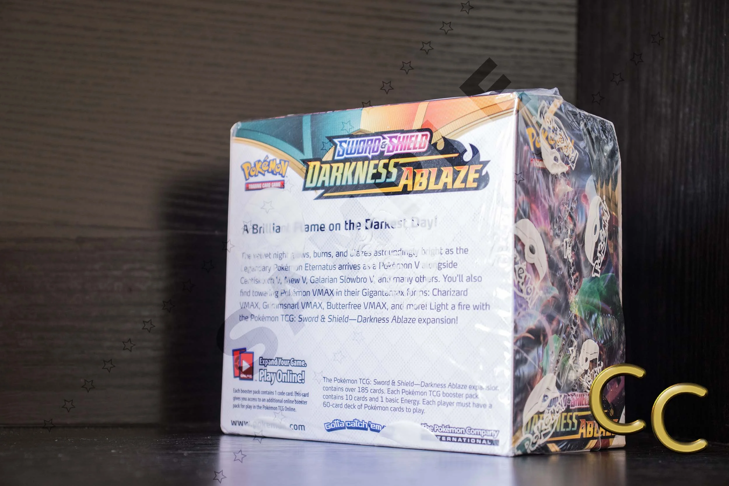 Pokémon TCG Sword & Shield Darkness Ablaze Booster Box back