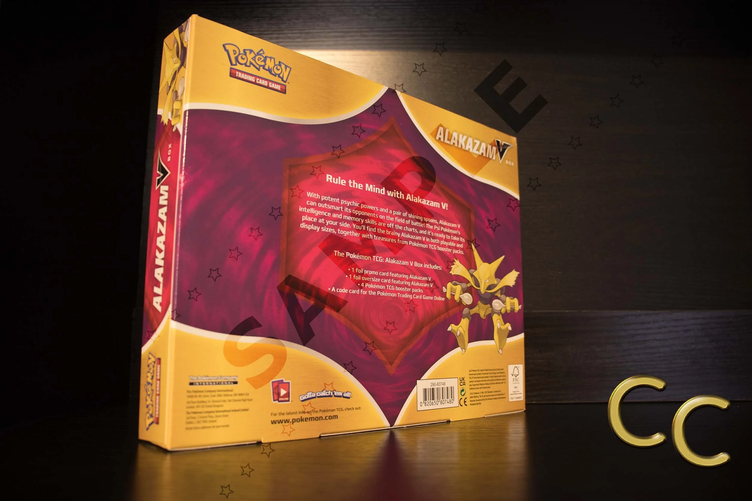 Pokmon TCG Alakazam V Collection Box  Curious Collectibles