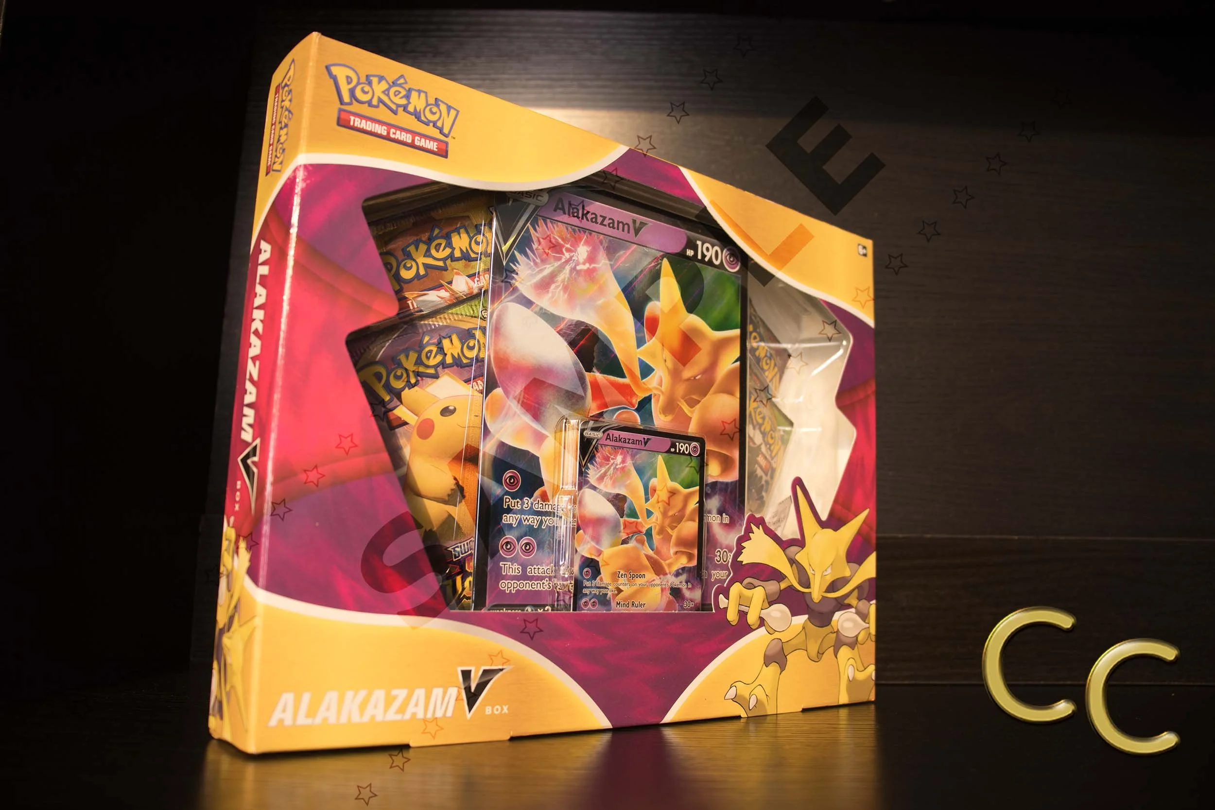 Pokmon TCG Alakazam V Collection Box Curious Collectibles Pokmon TCG Alakazam V Collection Box Curious Collectibles
