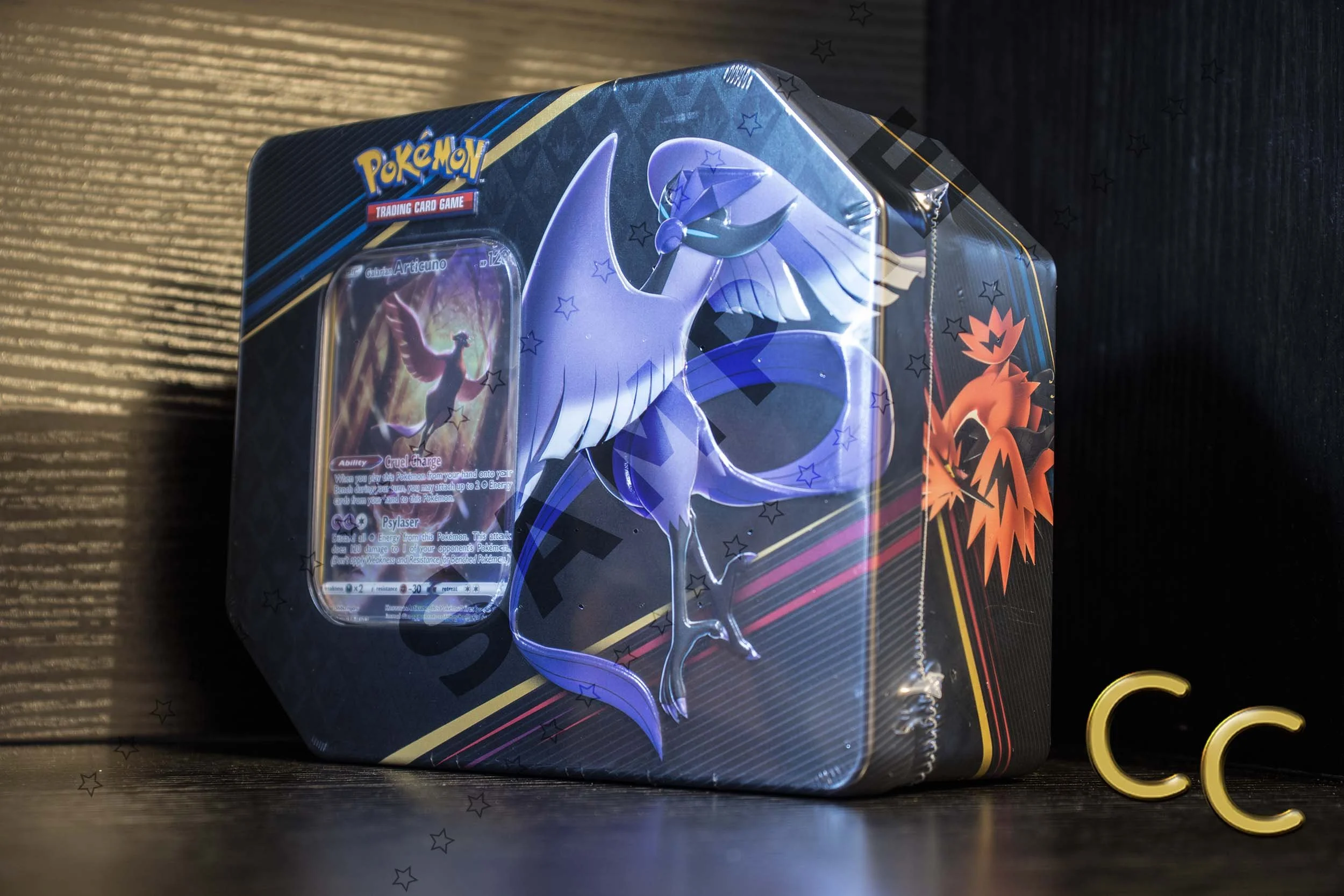 pokemon trading card game crown zenith tin galarian articuno Pokemon: Crown Zenith Galarian Articuno, Zapdos, and Moltres Tins main image 0