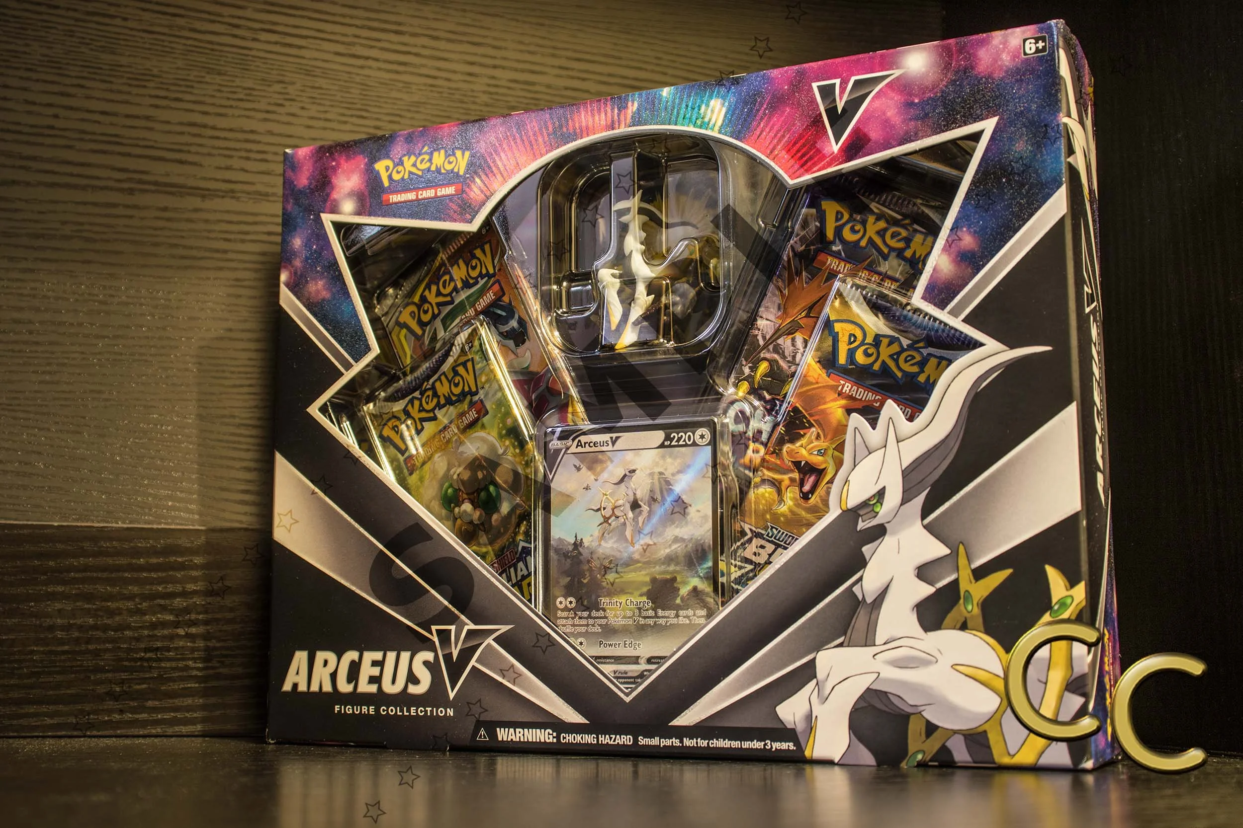 Pokmon TCG Arceus V Figure Collection Box  Curious Collectibles