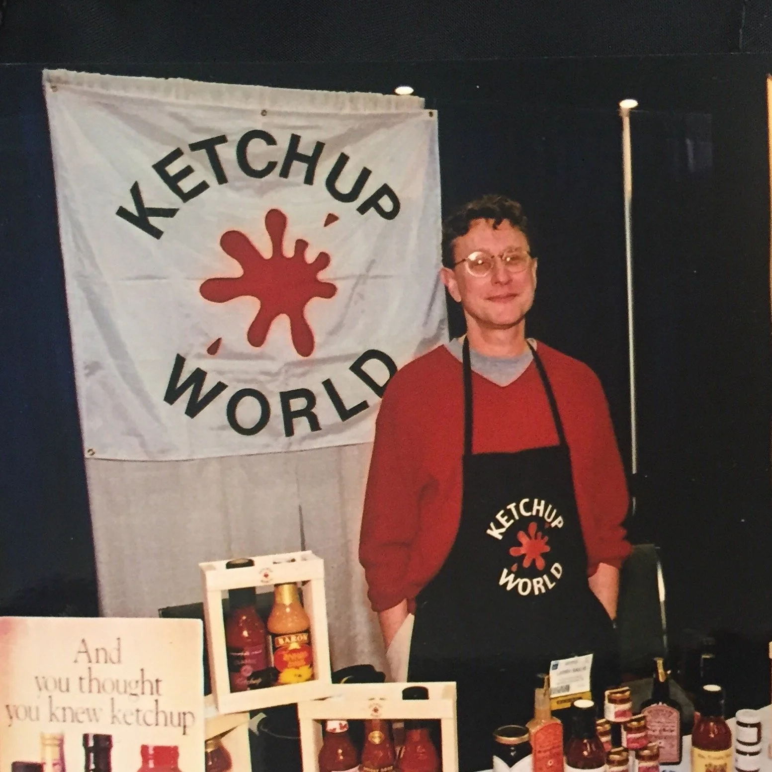 Larry at the Fancy Food Show