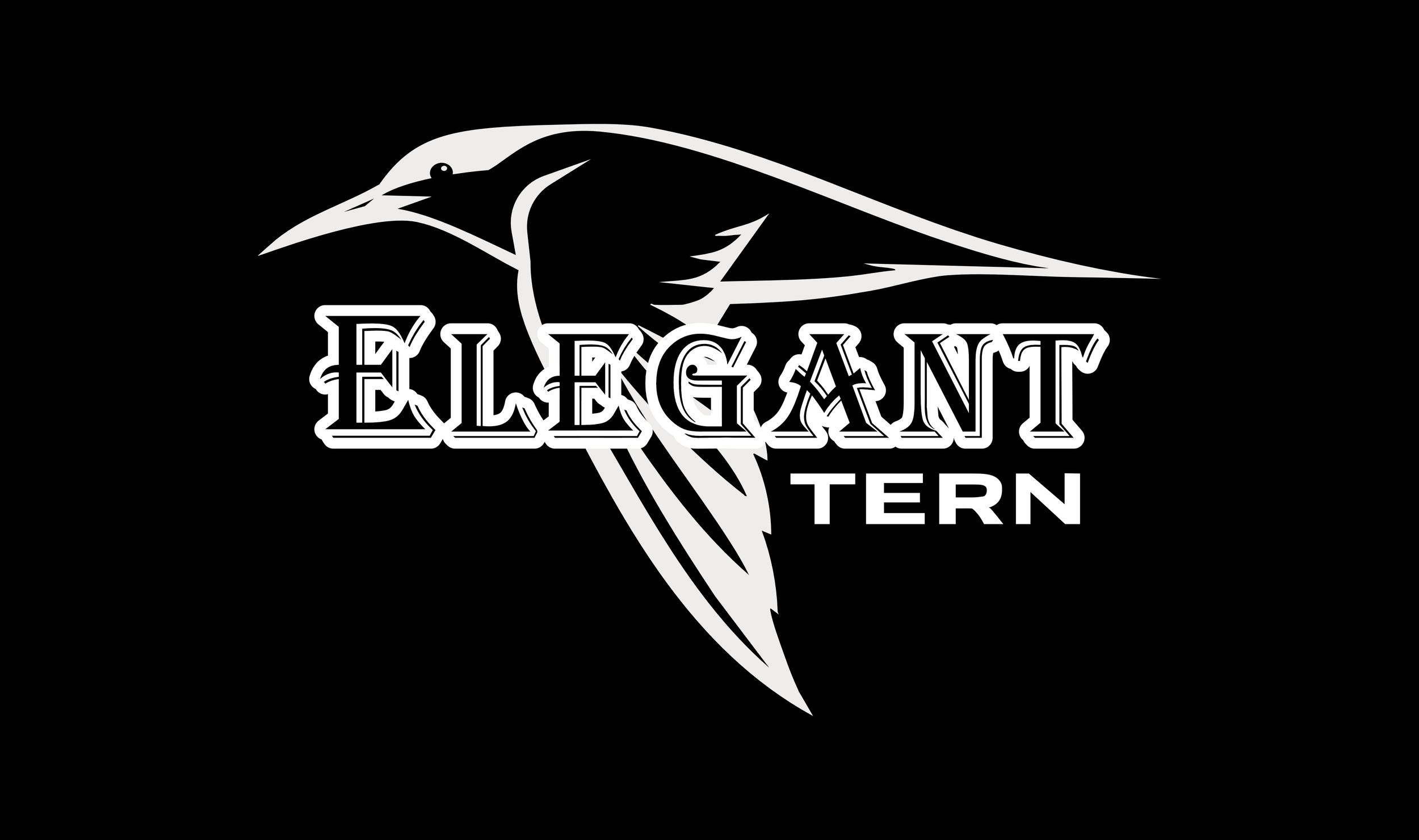 ELEGANT TERN - Black Background  Logo-5300 x 3138