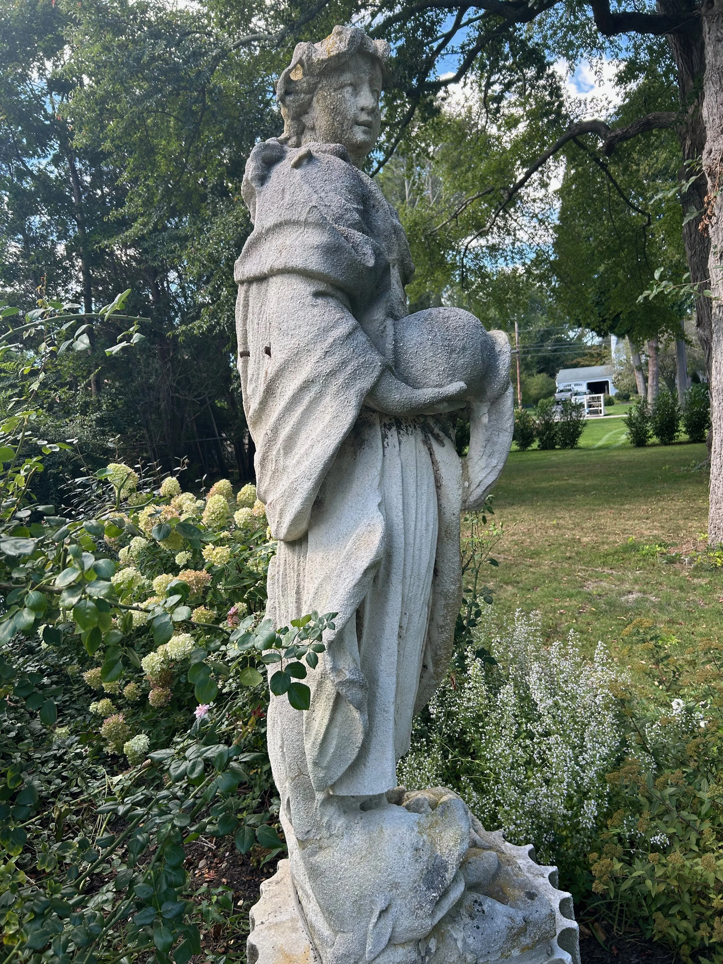 Allegorical figure of Vicenza stone from the 18th century