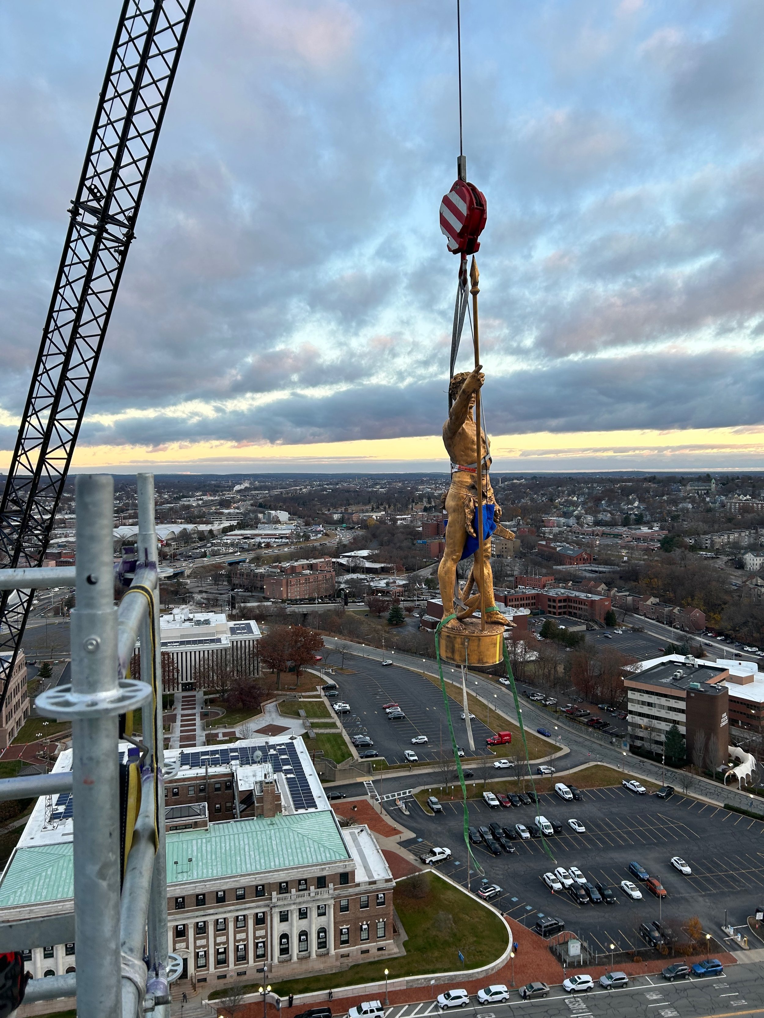 Hoisting Independent Man