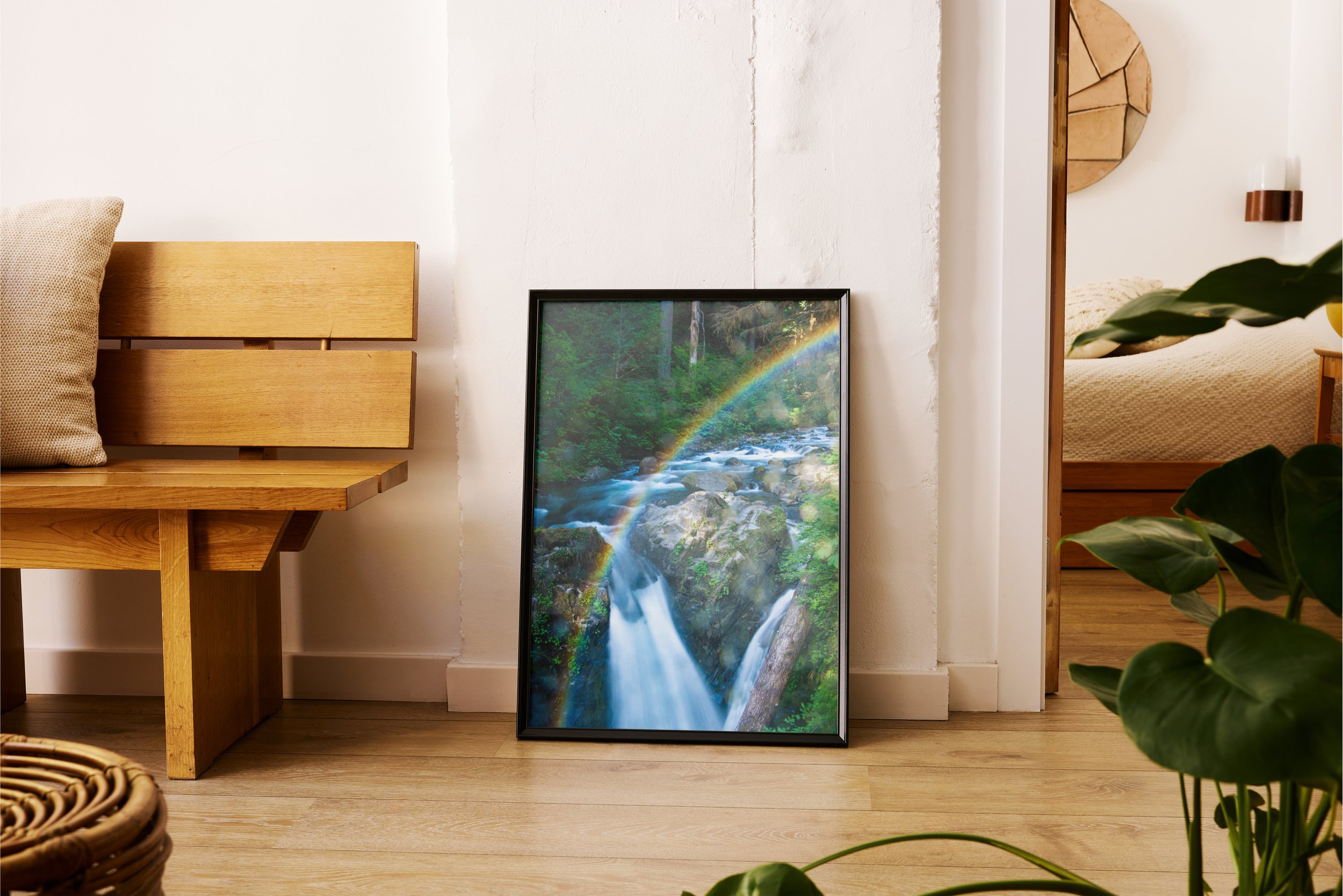 vertical poster Black frame sol duc falls.jpg