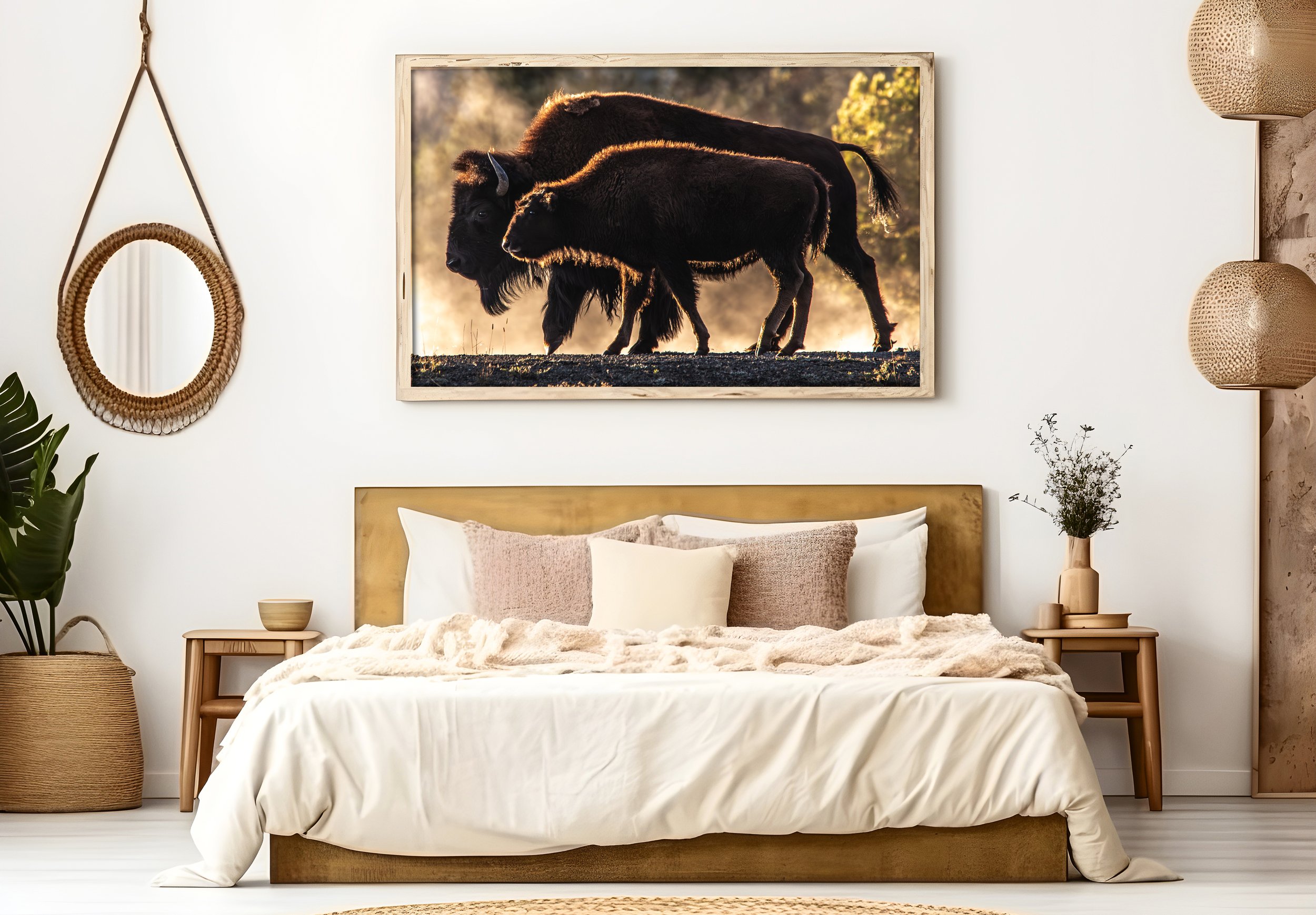 bedroom wall buffalo.jpg