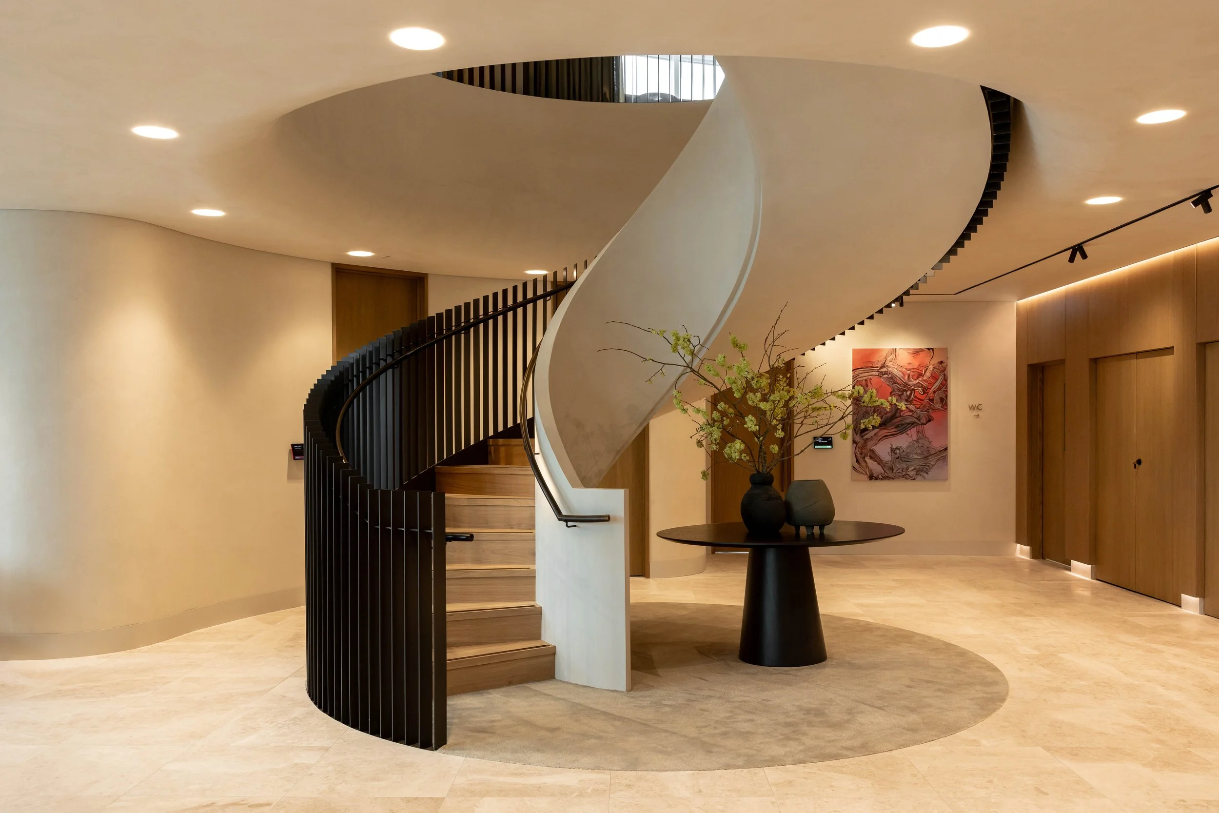 Marmorino KS staircase