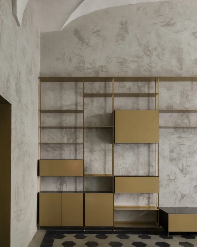 Textured Venetian Plaster Surface On Wall