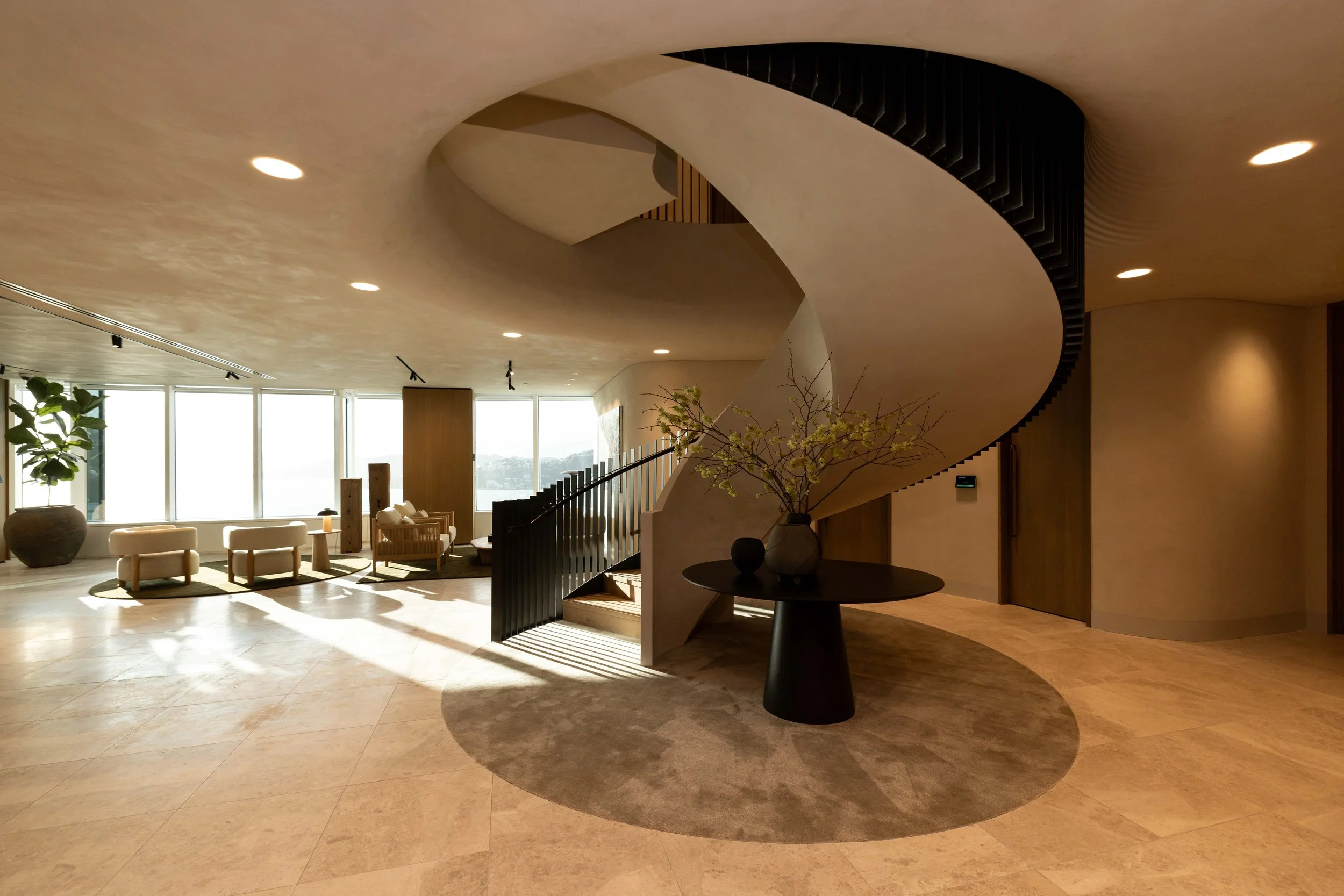 Novacolor Marmorino KS Venetian plaster at Russell McVeagh offices, Wellington