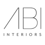 Logo for 1AB Interiors with stylized '1AB' and the word 'INTERIORS' underneath