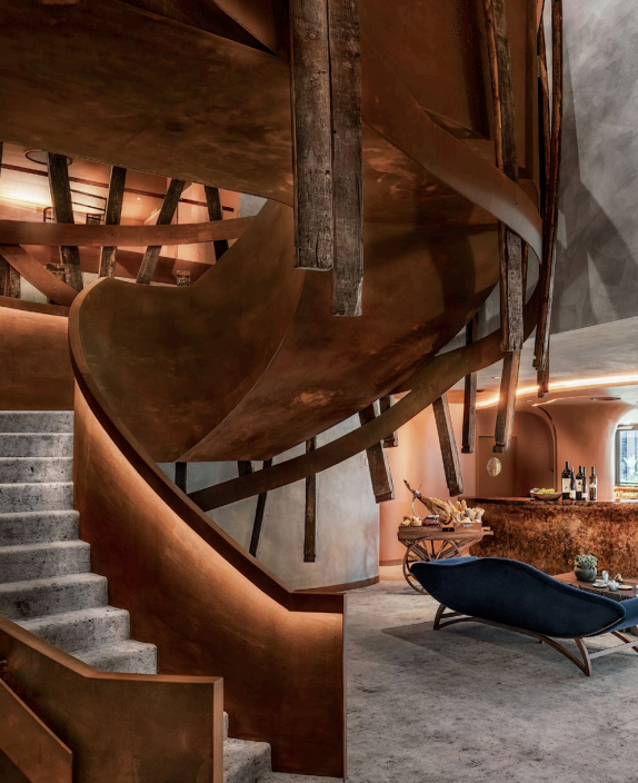 IRONic staircase oxidised steel look.png