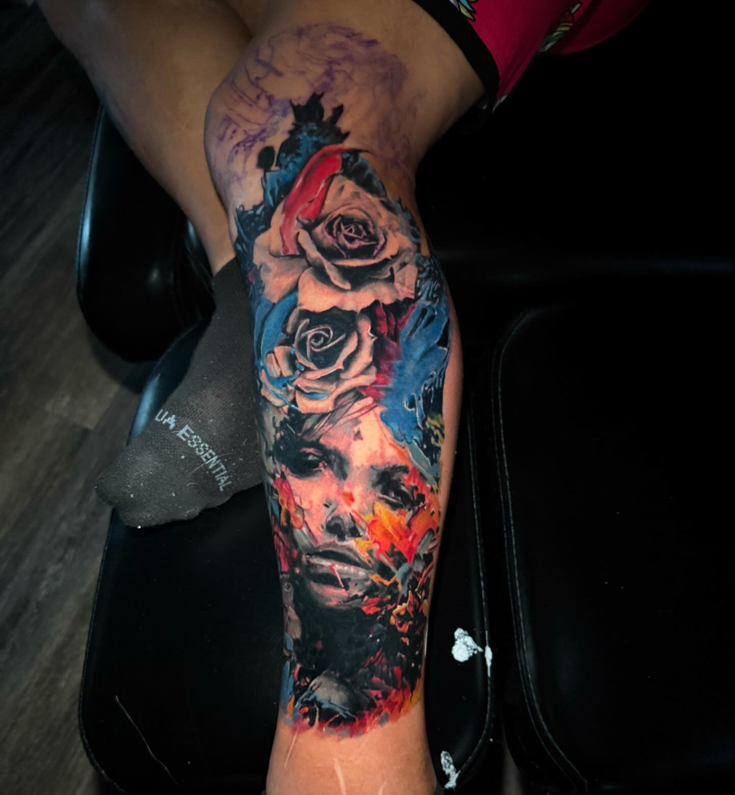 Some more of a work in progress of one of my pre designs. Thank you Steven for the truth. More to come!!
Done with: @hustlebutterdeluxe @neumatattoomachines @inkworkswraps @inkjunkeyz  @industryinksusa @empireinks 

#wip #blackandgreytattoo #ohiotatt