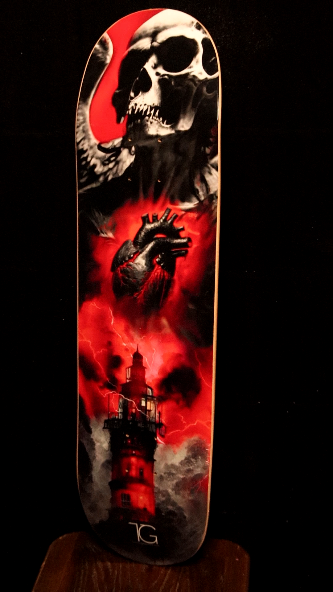 Skate Deck Featuring Timmy Grounds’ Artwork