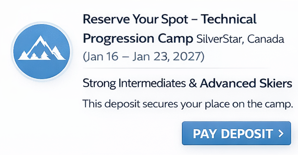 Canada Technical Progression Camp 2027 – Deposit to Secure Your Place (Jan 16 – Jan 23, 2027)