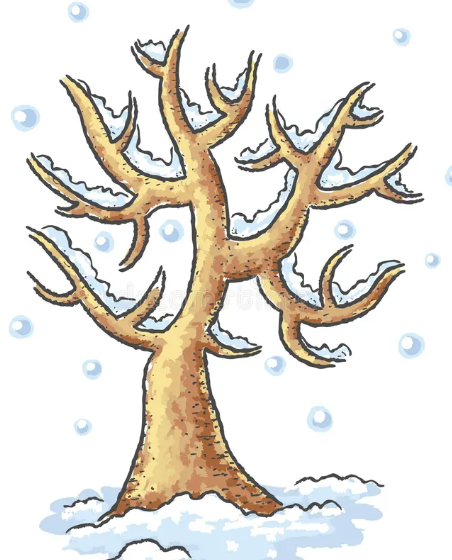 WINTER TREE PAINTING