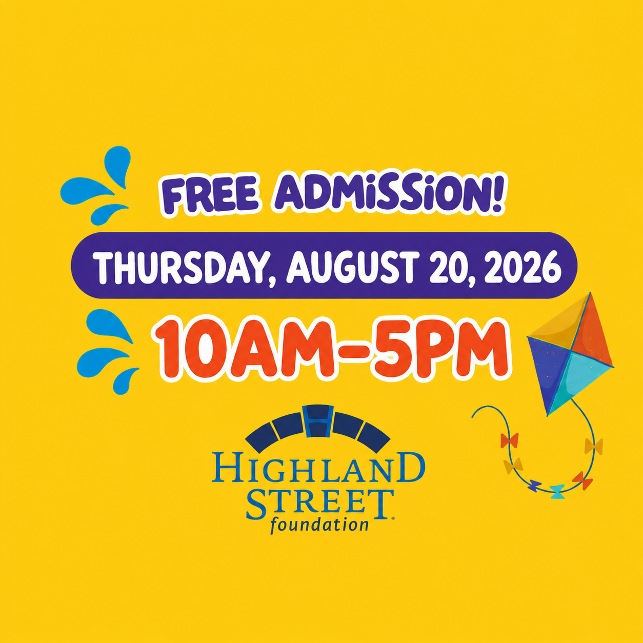AUGUST ADVENTURES FREE ADMISSION DAY!