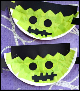 PAPER PLATE FRANKENSTEIN