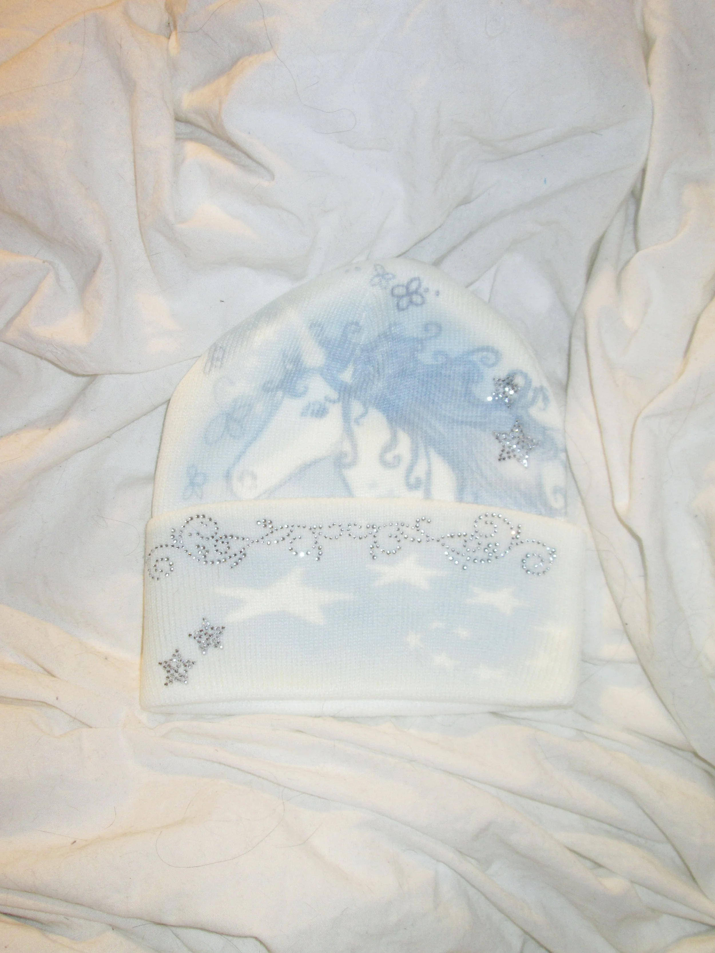 Blue Unicorn Star Beanie