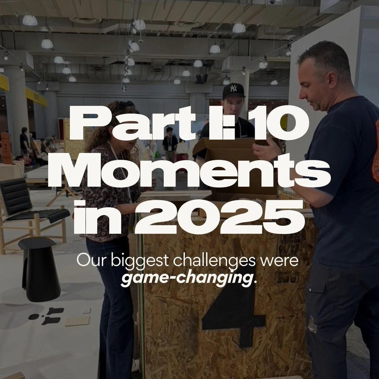 2025 didn&rsquo;t go according to plan.
The hardest moments became our biggest breakthroughs.
Swipe through and follow along for 10 things that reshaped Trashy in 2025, including a laugh that made us proud. @beoriginalamericas @icff_official @ncstate