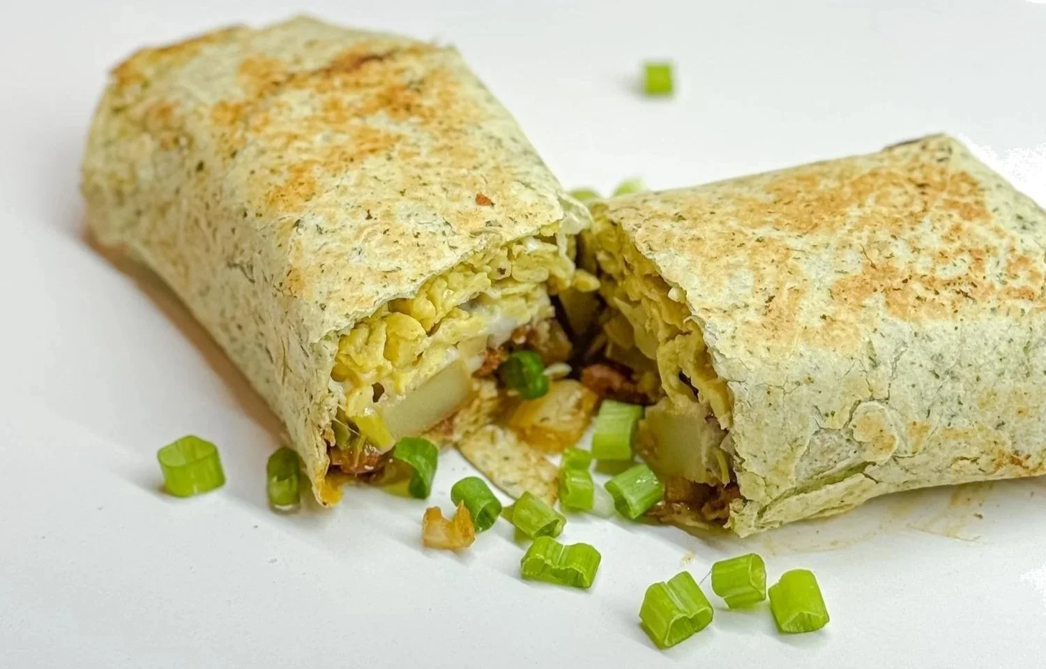 erewhon’s breakfast burrito and heavenly juice