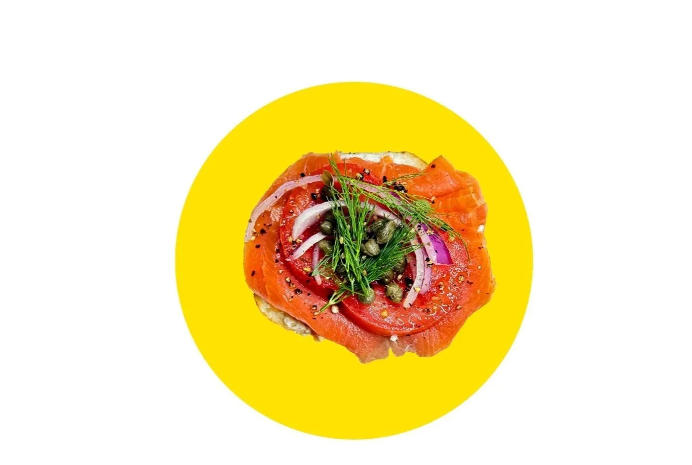 courage’s open-faced bagels